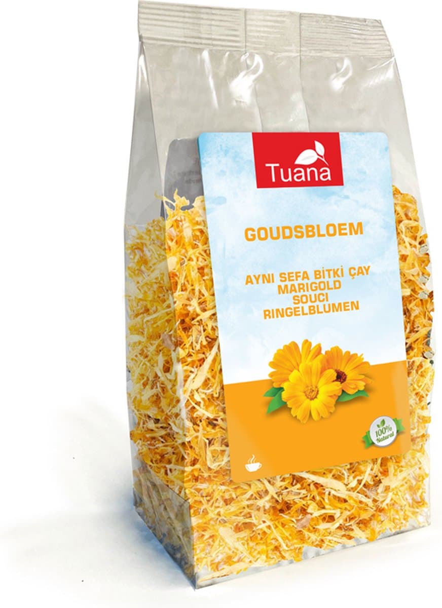 Tuana Kruiden - Goudsbloem Thee 30 G- Calendula - Aynısafa Çiçeği - 30 Gram - TUTHEE027 (EAN: 8718734198130)