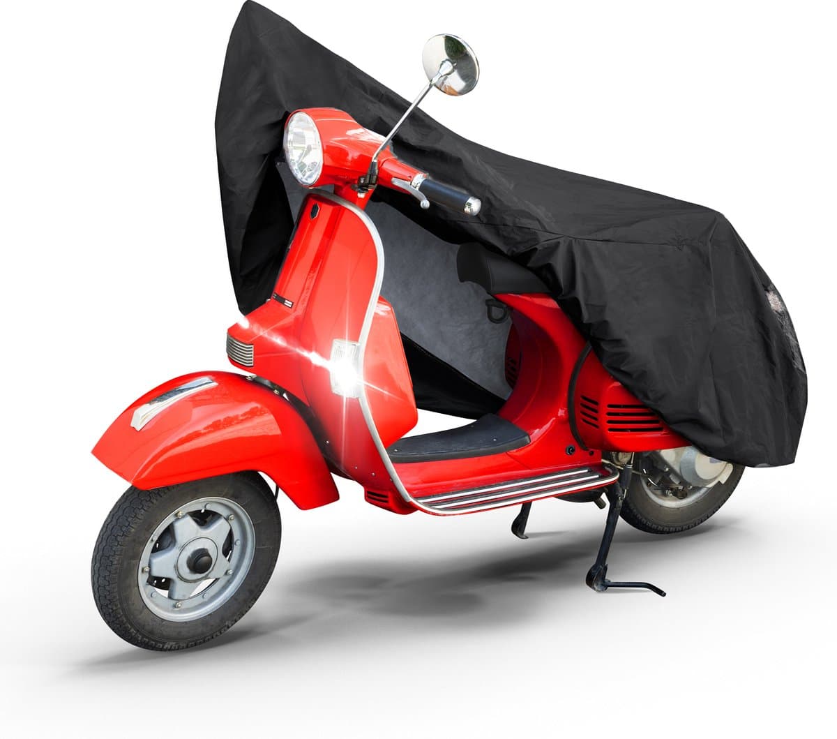 Walser Motorrad Abdeckplane aus PVC, Vespa Abdeckplane S - 185x90x110 cm schwarz (EAN: 9001778410405)