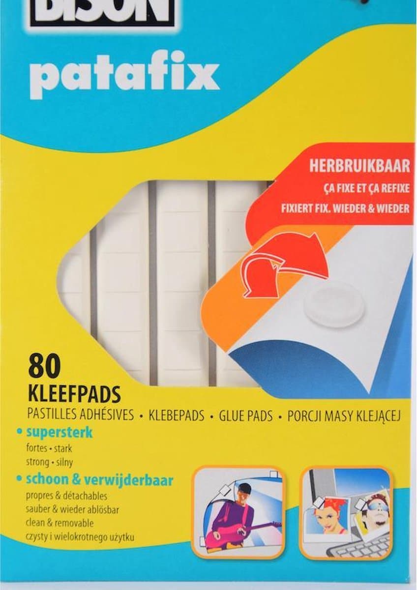 Plakgum - 80 stuks - Kneedgum - wit (EAN: 0625663230009): Wat maakt dit plakgum zo bijzonder