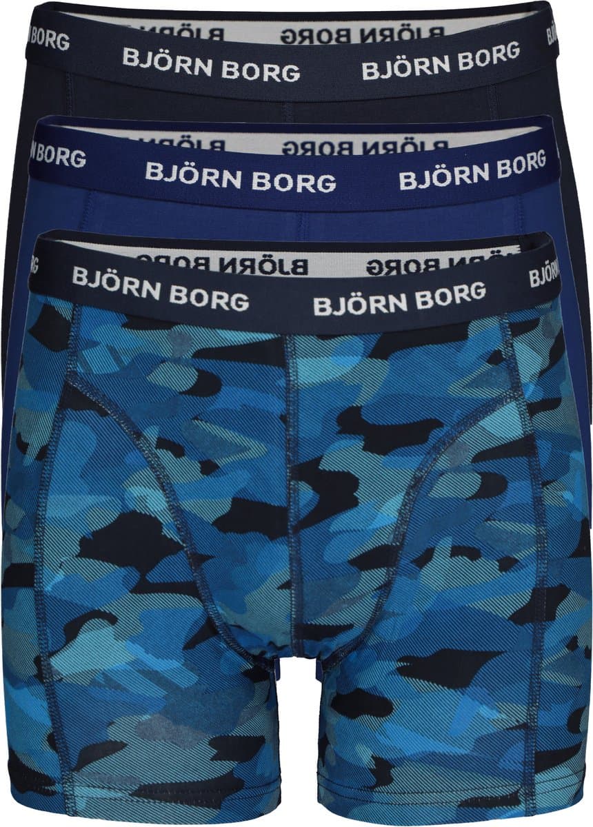 Bjorn Borg Cotton Stretch Boxers 3Pack Donkerblauw - Maat XL - Heren - Boxershorts (EAN: 7321465652782): 1. Eerste indruk de look & feel