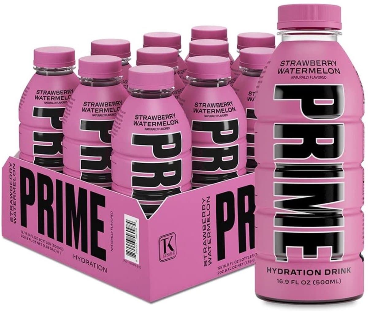 Prime Hydration Strawberry Watermelon PET (12x 500ml) (EAN: 7640427571825): 🍓 Waarom ik dit product koos