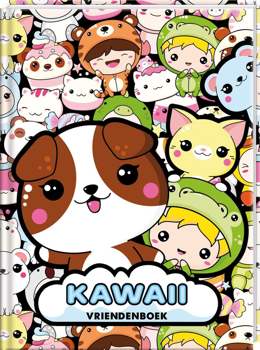 Kawaii Vriendenboek - Vriendenboek - Multikleur - Kinderboek (EAN: 9789464328462)