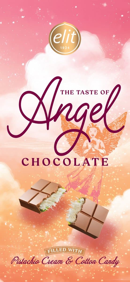 Elit Angel Dubai chocolade reep - suikerspin en pistache - 85g (EAN: 8698701043253): Waarom ik het meteen in mijn DIY‑kit heb gestopt