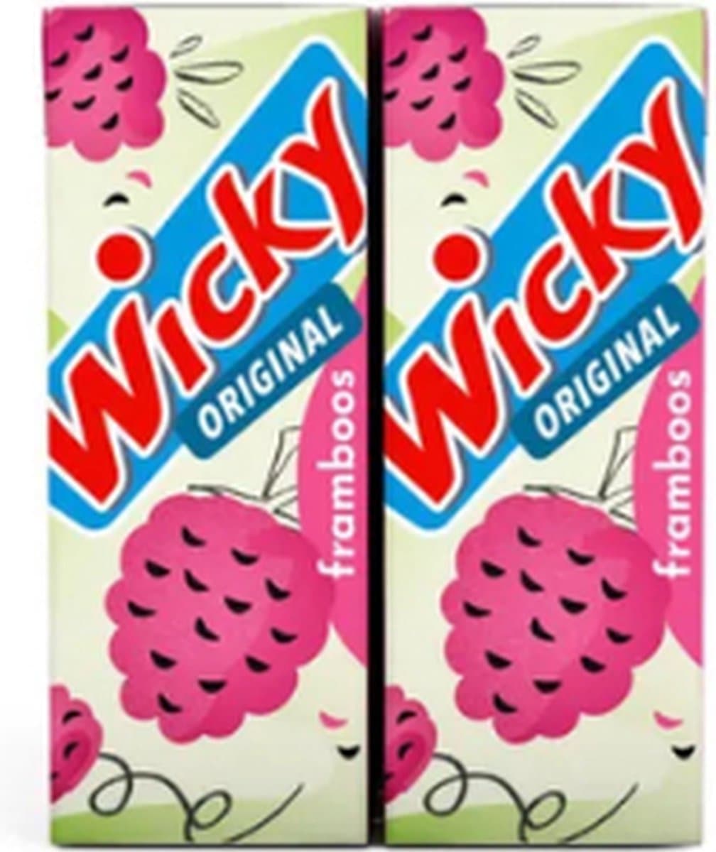 Wicky drink framboos pakje 20cl (5x 6-pack) (EAN: 8711900018928)