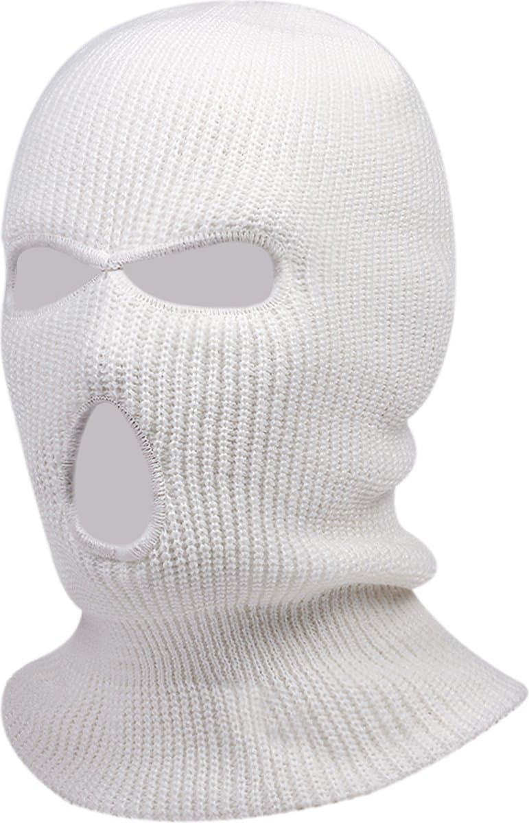 Ski mask WIT – Balaclava – Skimasker – Bivakmuts – full face mask – 3 gaats – Skiën – Motor – Onesize – Unisex (EAN: 8720648605086): 🧥 Een Masker dat Werkt, Niet alleen voor Skiën