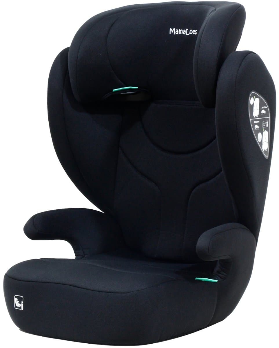 MamaLoes Rio Zwart 100-150 cm i-Size Autostoel (EAN: 8721003407383): **Waarom deze stoel opvalt**