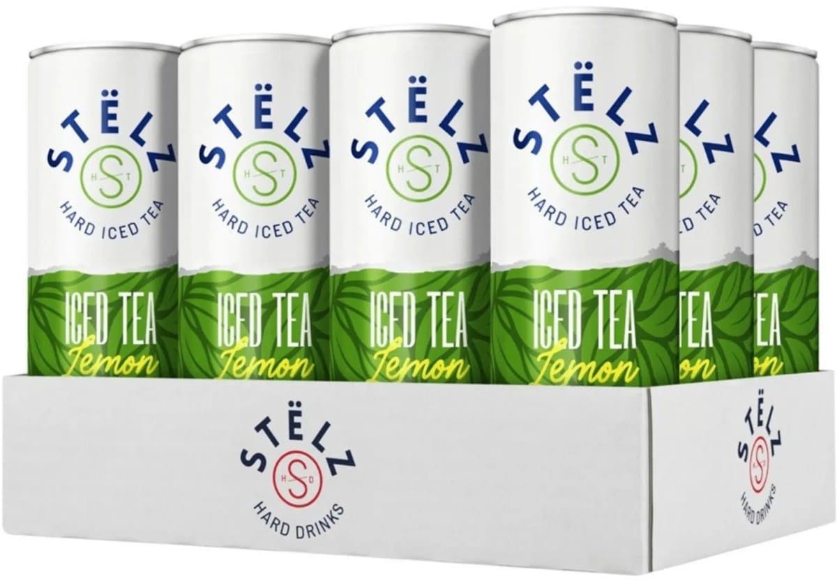 Stelz Iced Tea Lemon 0.0 Alcoholvrij Blikjes 25cl x 12 Stuks (EAN: 8721398338200)