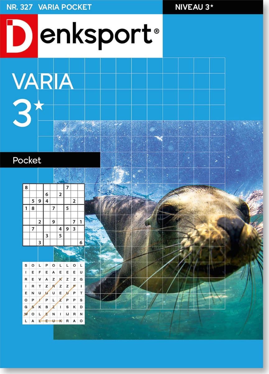 Denksport Puzzelboek Varia 3* pocket, editie 327 (EAN: 8710835882499): De vraag van een lieve volger