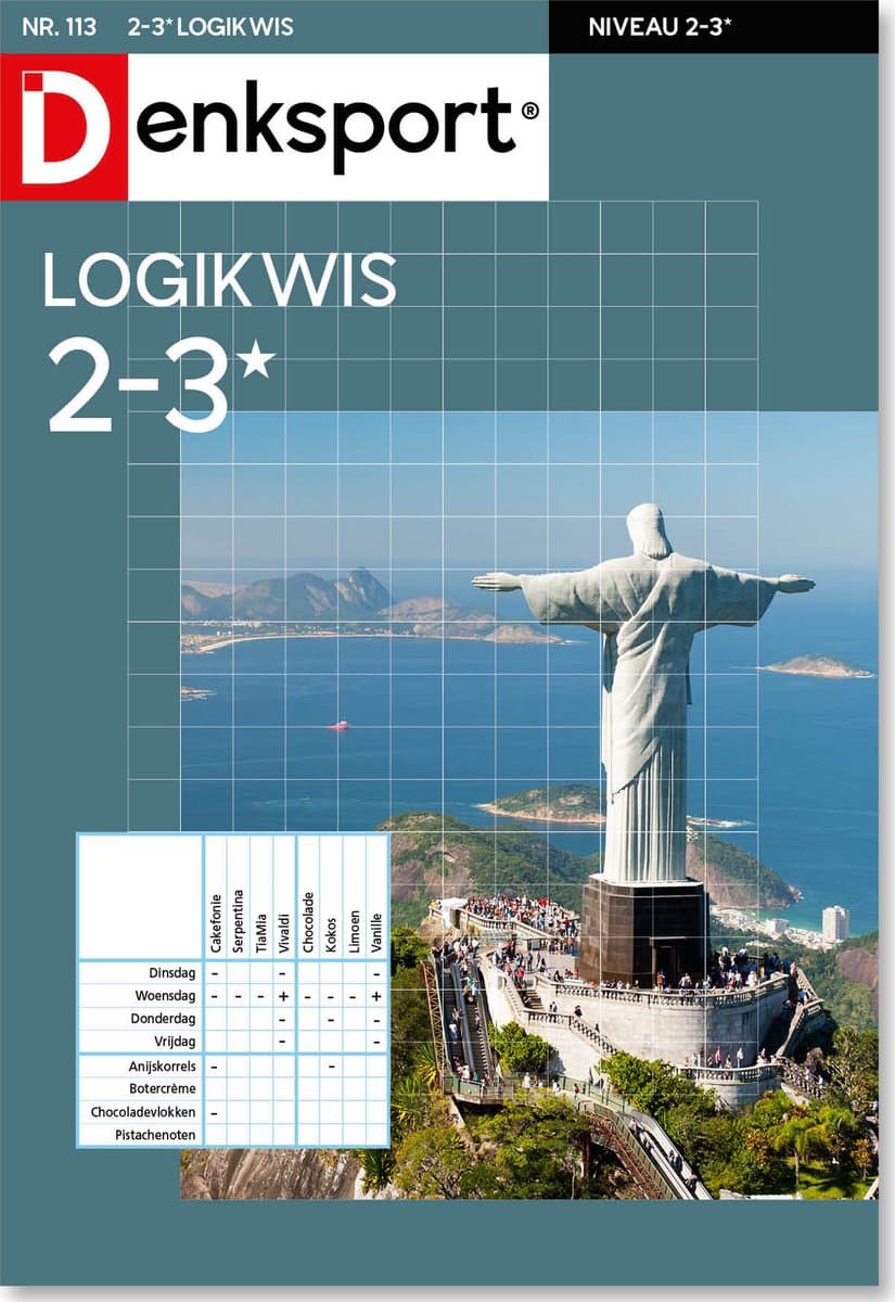 Denksport Puzzelboek Logikwis 2-3*, editie 113 (EAN: 8710835881676)
