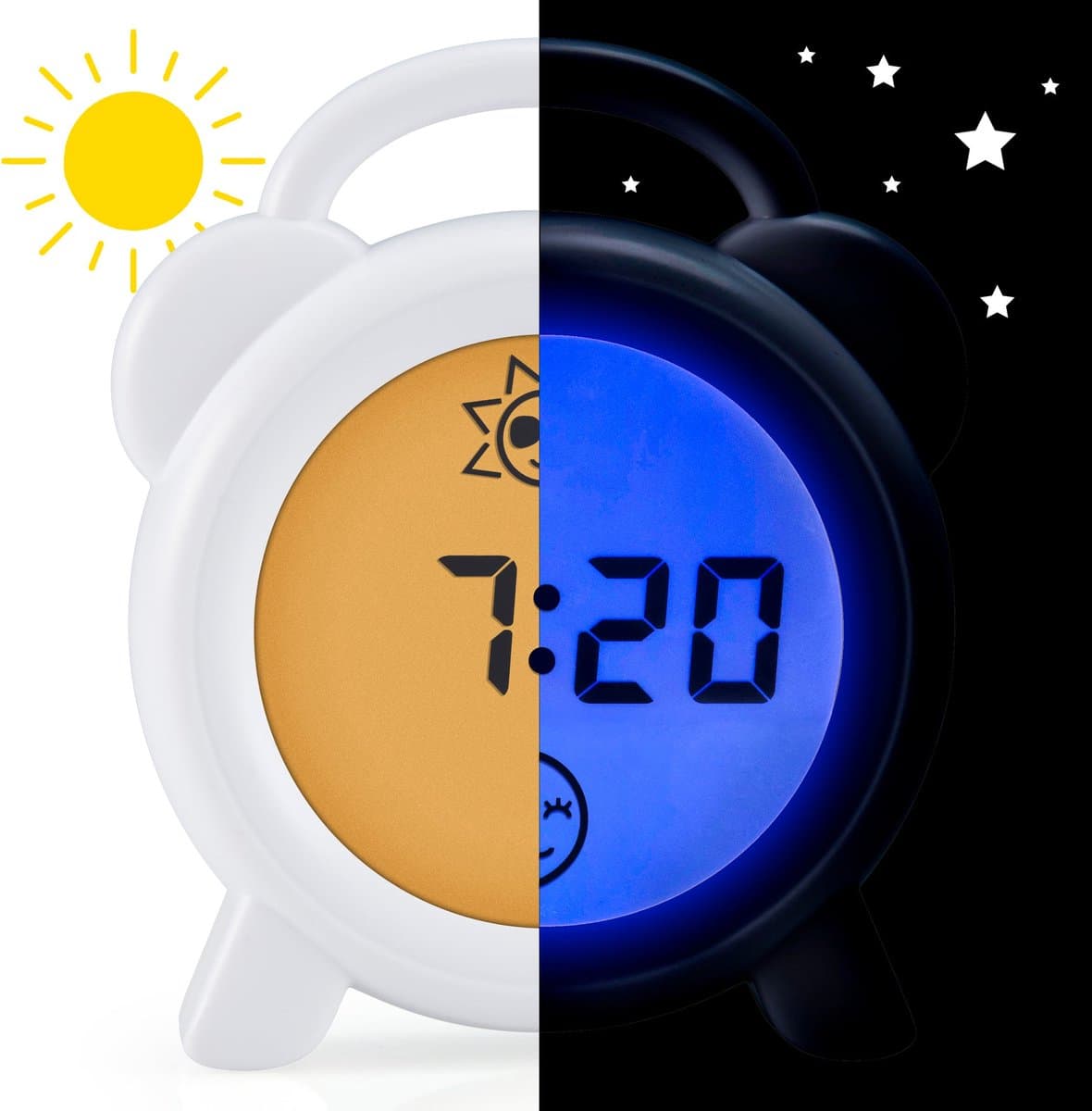 Alecto BC-100 - Slaaptrainer voor kinderen - Kinderwekker met Nachtlamp - Wit (EAN: 8712412574841): Wat is het precies