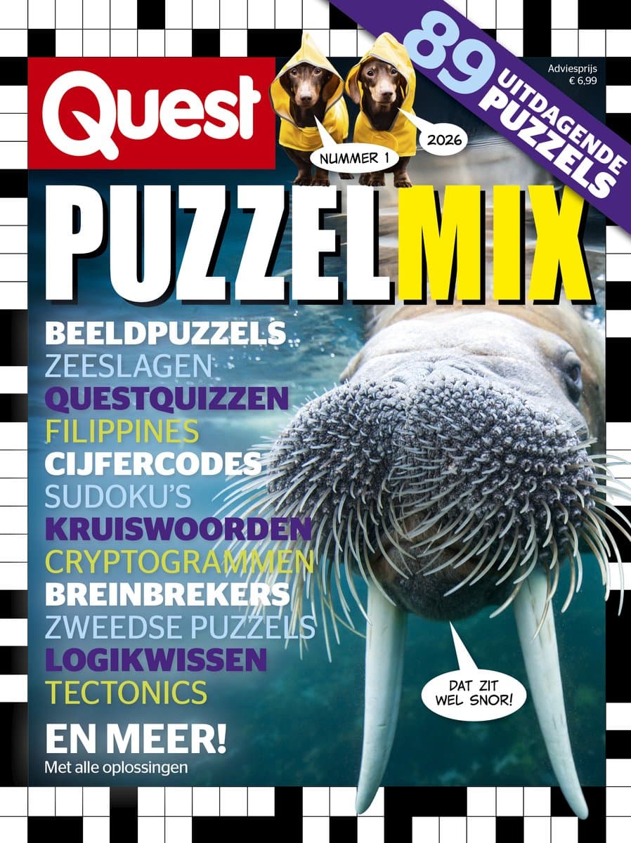 Quest Puzzelmix 1 2026 (EAN: 8715257312708): Een nieuwe kant van het spelen!