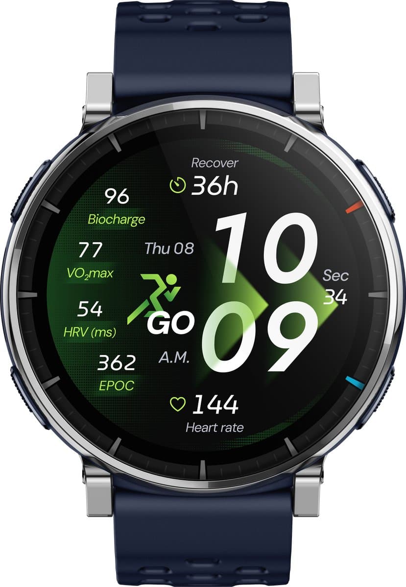 Amazfit Active 3 Premium Atlas Blue (Donker Blauw) (EAN: 6972596109815)