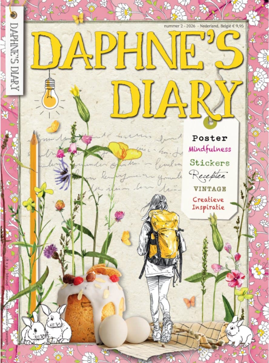 Daphne's Diary Magazine #2 2026 (NEDERLANDS) | Creatief Werkboek | Interactief tijdschrift voor mindfulness, schilderen, kunst, koken, reizen | Vol creatieve inspiratie (EAN: 8710966167649)