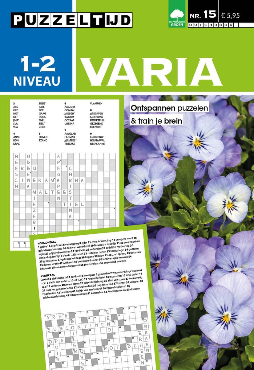 Puzzeltijd Varia Puzzelboek – Niveau 1–2 Sterren – 96 Pagina’s Voor de echte Puzzelaar (EAN: 8710835875682): Waarom dit boek echt iets voor de DIY‑liefhebber is