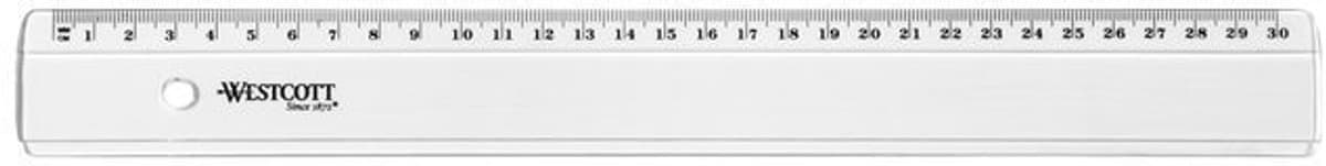 Westcott liniaal - 30cm - kunststof - AC-E10152-BP (EAN: 4027521512252): Waarom een liniaal zo’n big deal is