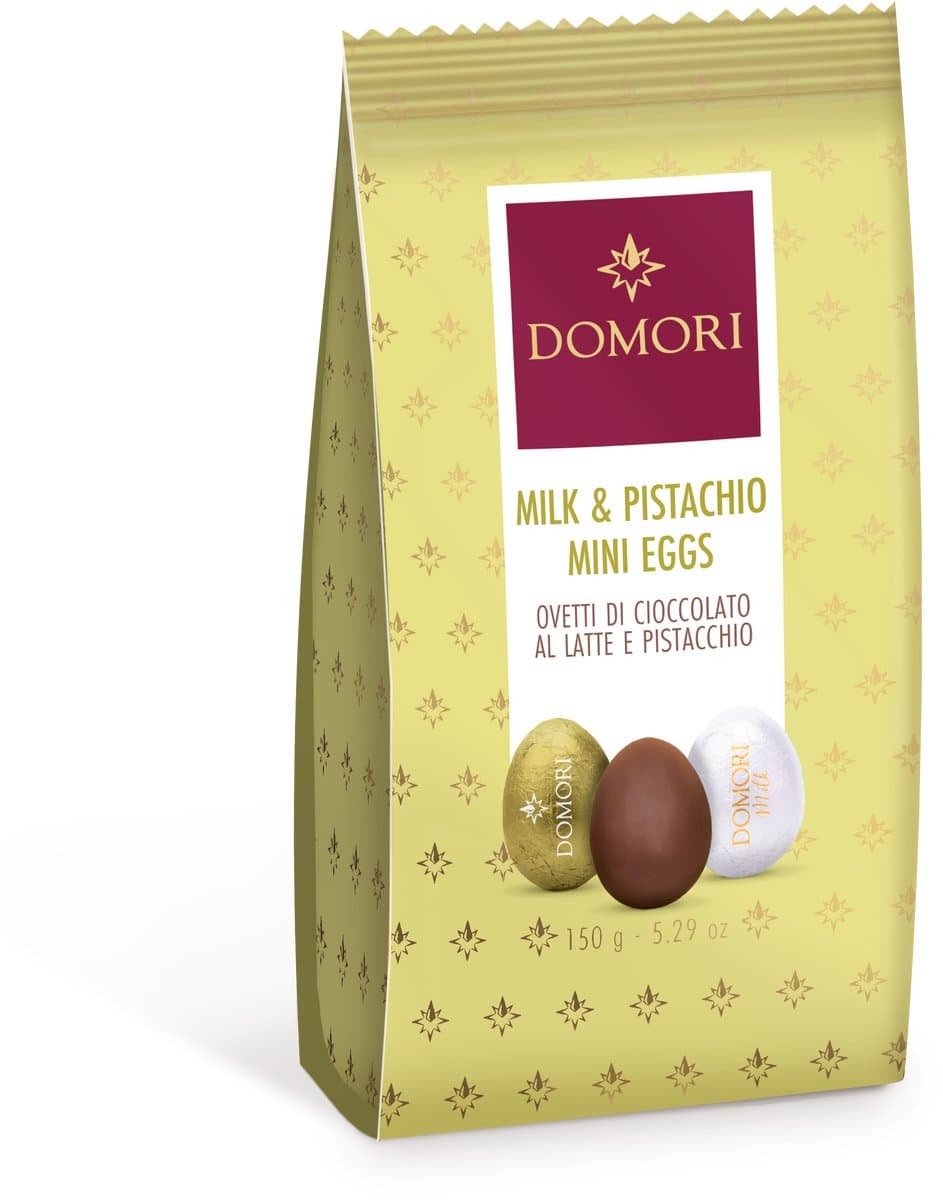 Domori Anthology Collection Paaseitjes – Milk Chocolate & Pistachio Mini Chocolate Eggs – Luxe Italiaanse Chocolade – 150g | Melk | Pistache chocolade eitjes (EAN: 8026861056316): Waarom ik hiervoor koos