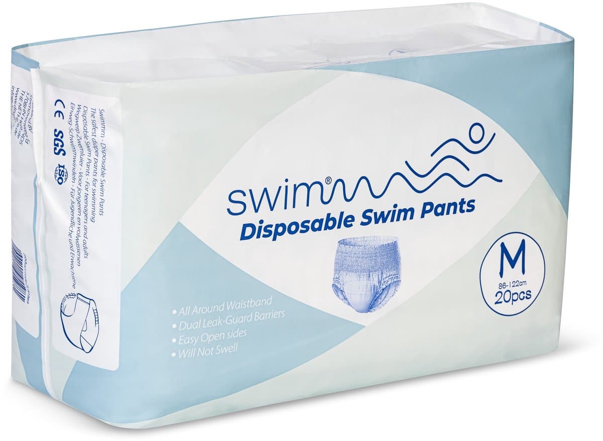 Swimmm Wegwerp Zwemluier Volwassenen | Medium | heup: 86–122 cm | gewicht 54–79 kg (EAN: 8721398479132)