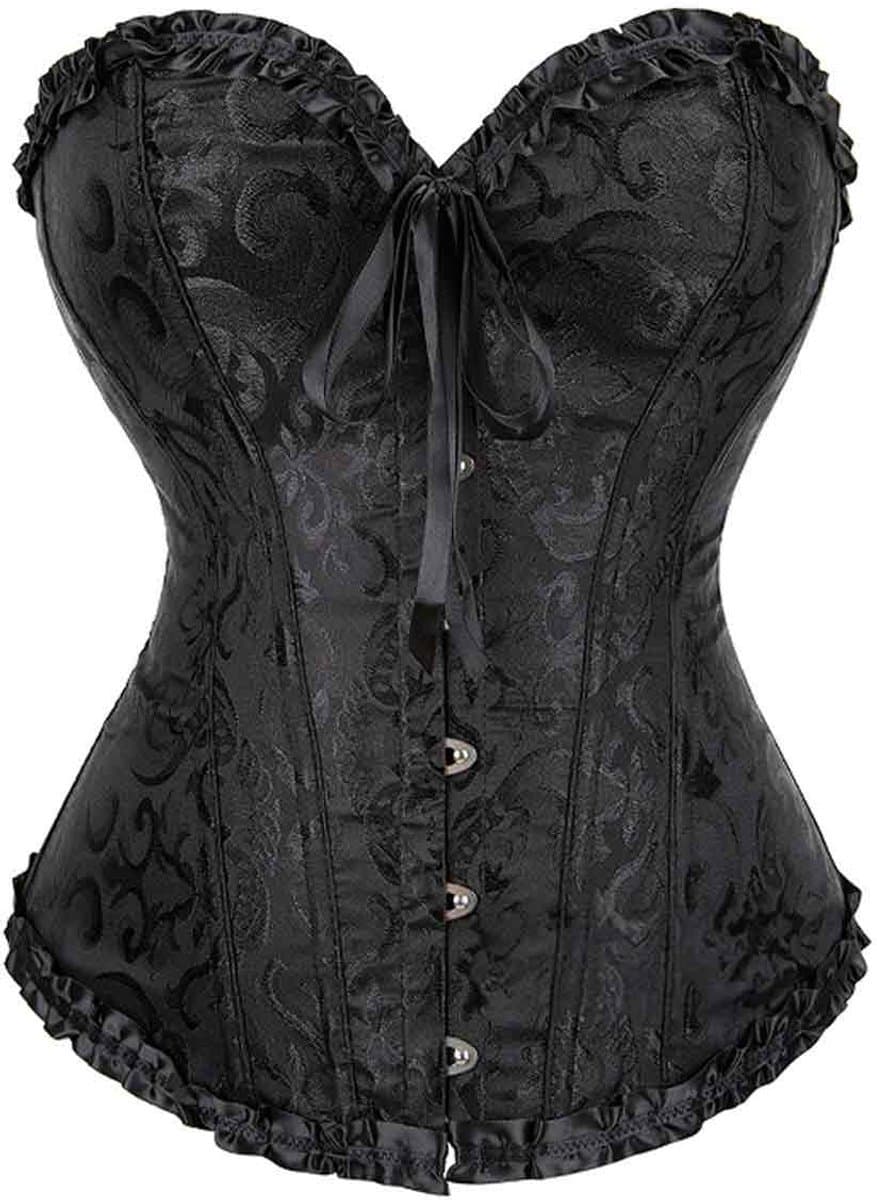 Corset - Verstelbaar Bustier Top Voor Vorming Van Een Zandloperfiguur - Korset - Met 12 Kunststof Ruggensteunen - 1 Stuk-XL - Voor Dagelijks Gebruik Of Avondlook (EAN: 9394680003859): 🎯 Wat maakt dit corset een echte must‑have