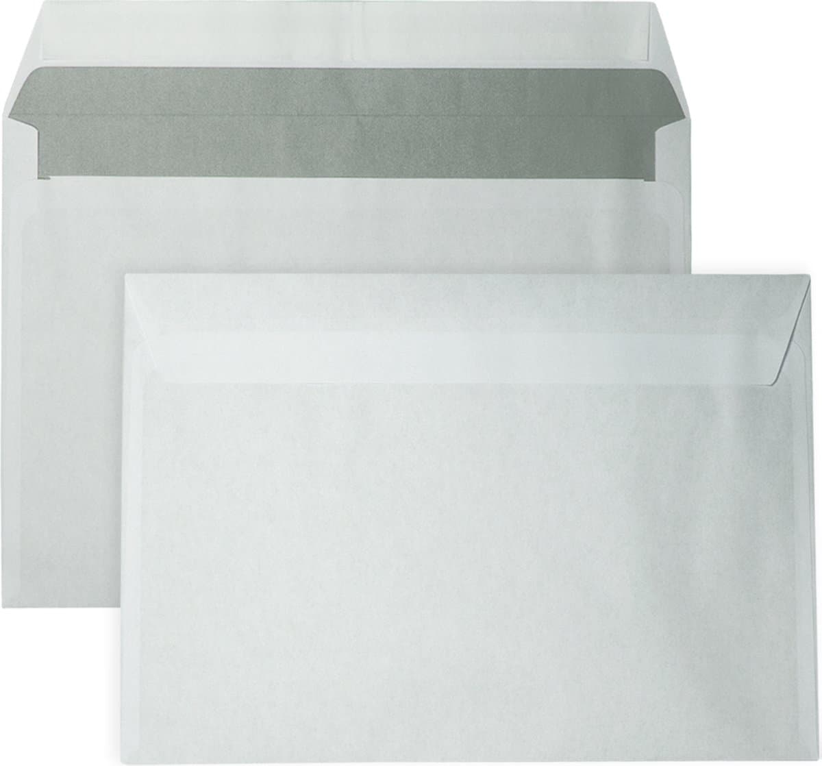 C5 Enveloppen A5 formaat wit - 229 x 162 mm - 50 stuks - Zelfklevend met plakstrip - 80 Gram - DULA (EAN: 8720598114874)