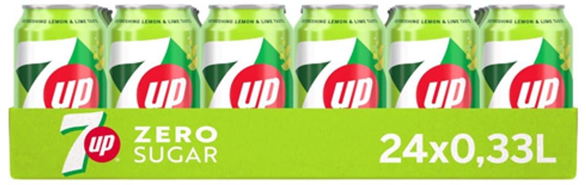 Tray 7-up Zero - 24x33cl (EAN: 8715600247756): 🧩 Wat is de Tray 7-up Zero