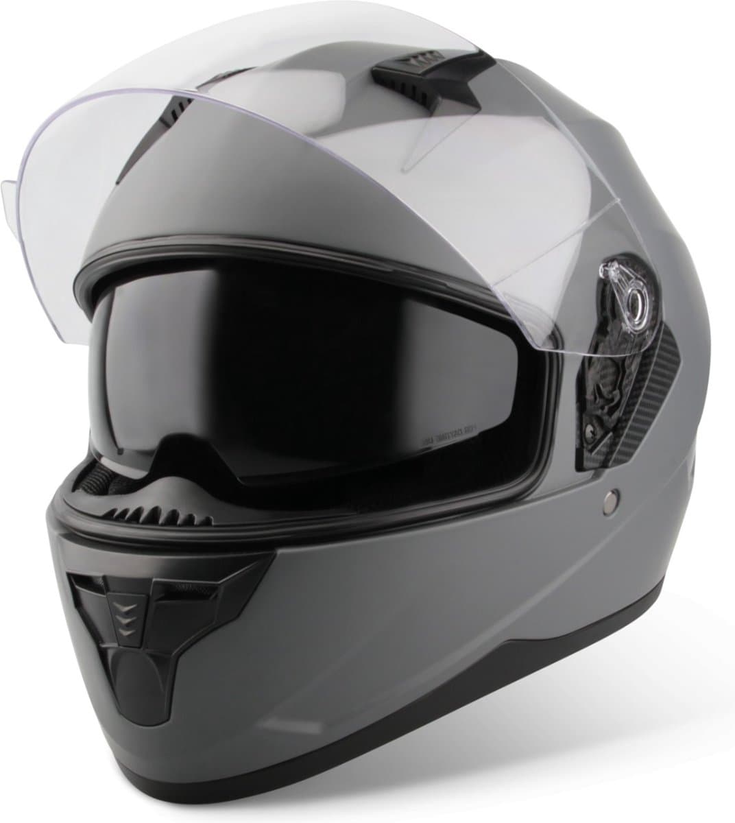 VINZ Kennet Integraalhelm met Zonnevizier - Helm vr Scooter, Motor, Brommer - Voor Heren & Dames - Titanium Grijs - S (EAN: 8720574325423): **Waarom een goede helm belangrijk is**