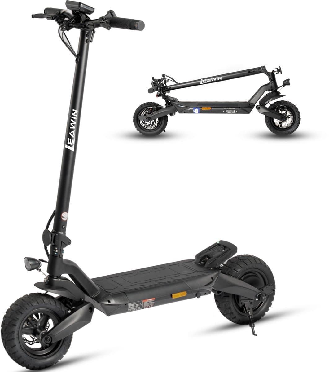Elektrische Step 10 Inch - Opvouwbare E-step Met ABE - 80 km Actieradius - 500 W - Zwart (EAN: 8901660550879)