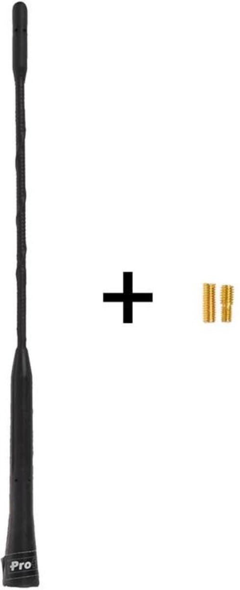 Universele auto-antenne - 23 cm - Inclusief M5 & M6 adapters (EAN: 8718546659287)