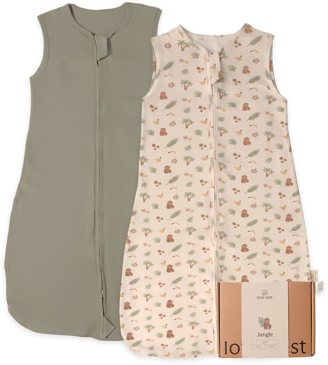Love Nest Slaapzak Baby Zomer - 1.0 TOG - 78cm - Set van 2 - Baby Slaapzak Jungle - te combineren voor 4 seizoenen of winter (EAN: 8721249709098): Waarom ik er meteen voor koos
