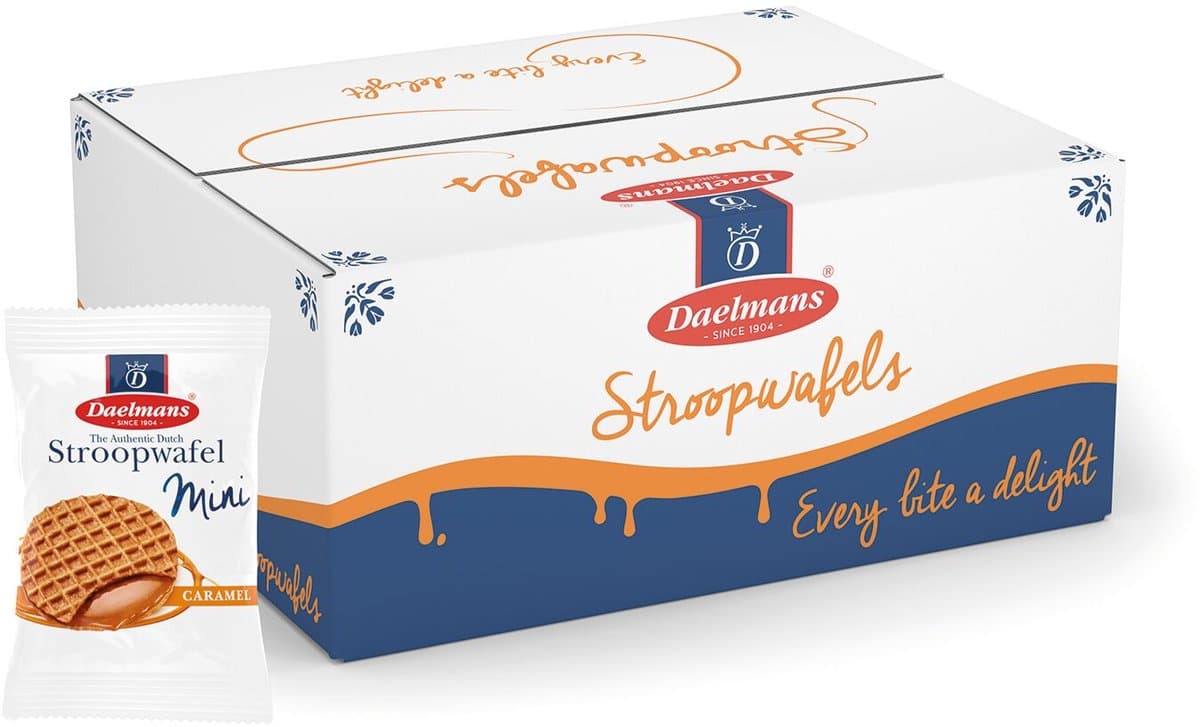 Daelmans Mini Stroopwafels – 200 Stuks Individueel Verpakt – 4,5 cm diameter (EAN: 8713621889481): Waarom jullie allemaal in mijn DM's zaten