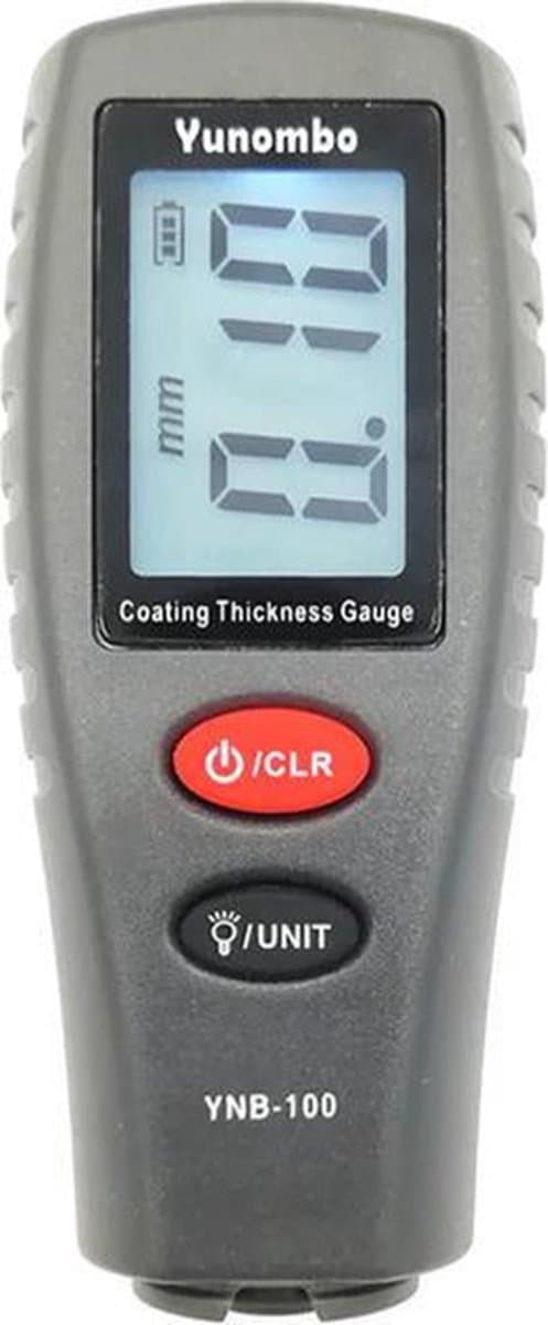 Lakdiktemeter Auto - Grijs - Millimeter - Laagdiktemeter - Lakdikte meter- Laagdikte meter - Nauwkeurig (EAN: 7428478781840)