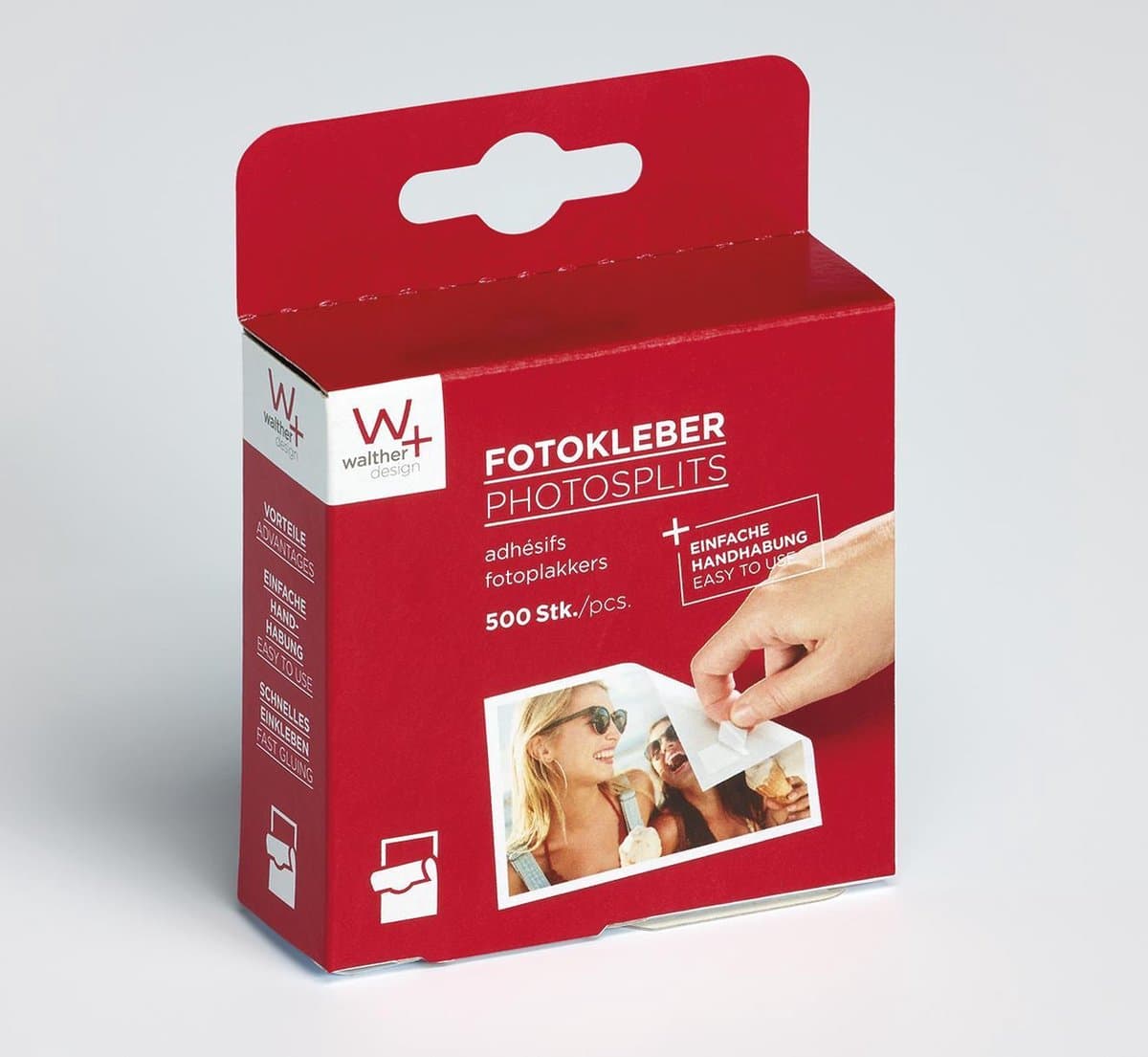 Walther Design FT500S- Dubbelzijdige Fotoplakkers - 500 stuk (EAN: 4004122097937)
