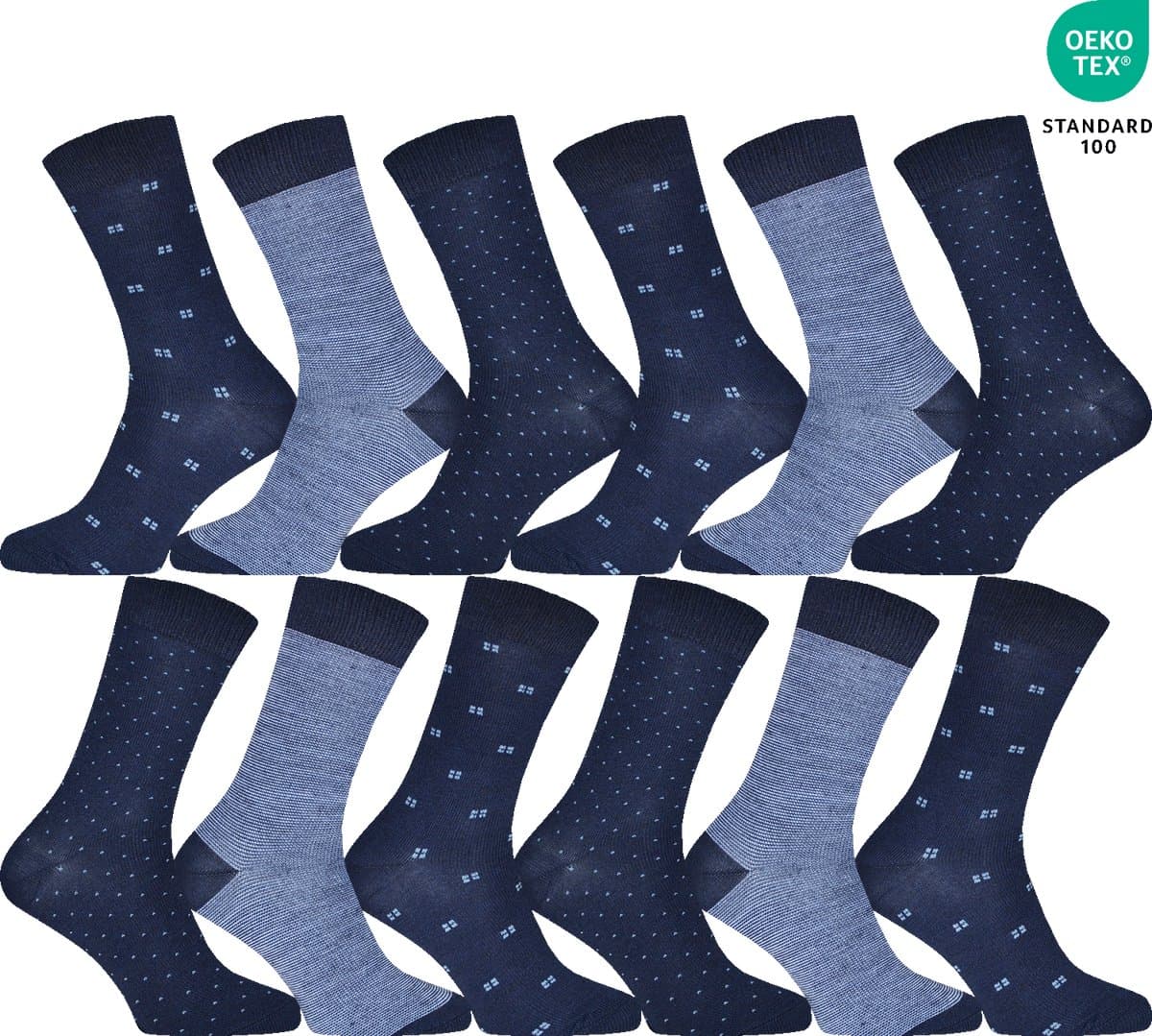 GIANVAGLIA Heren Sokken Print-Effen 12-pack - Maat 43-46 (EAN: 9502799191750): **Wat zijn dit eigenlijk**