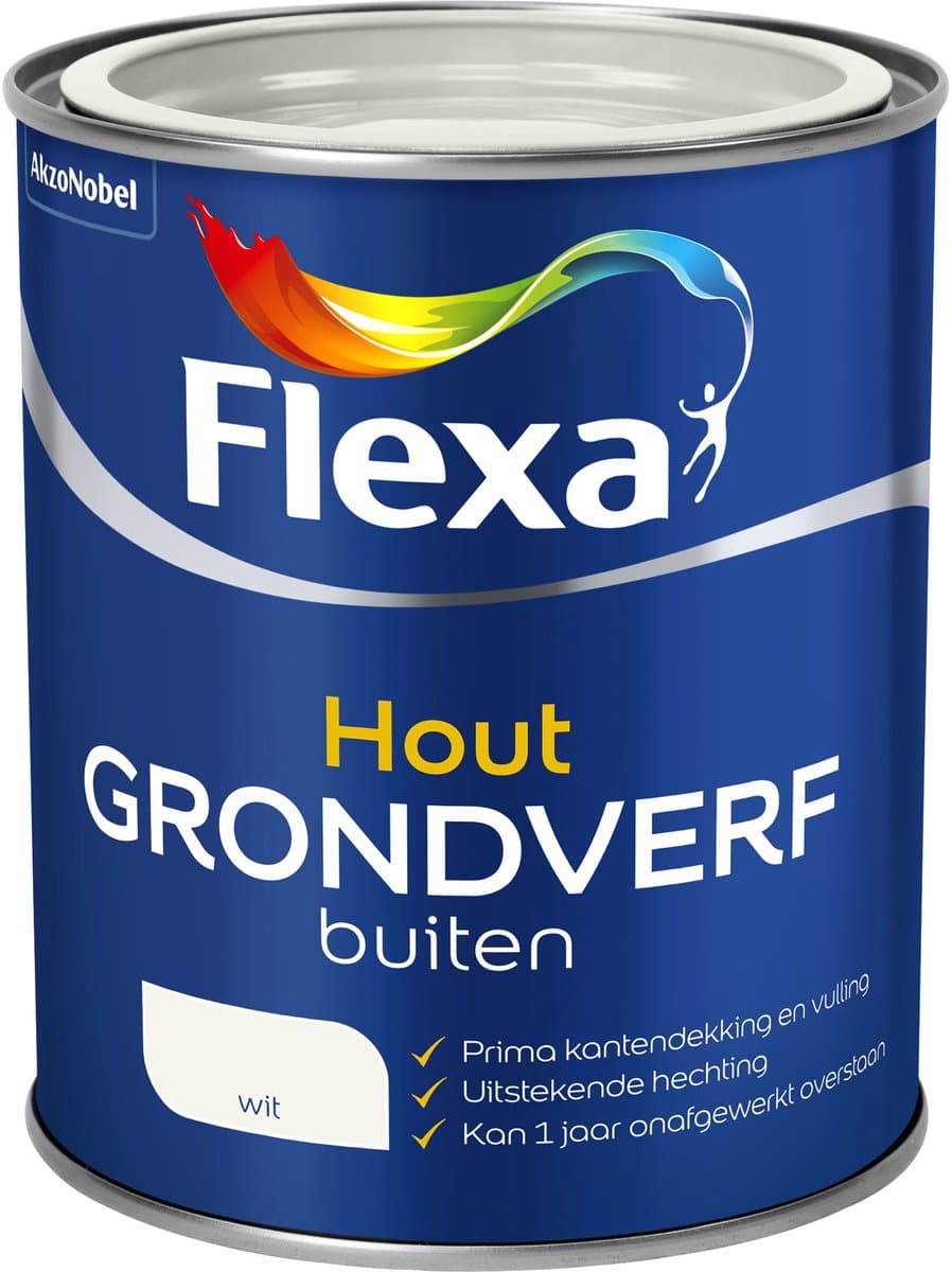 Flexa - Grondverf Buiten - Wit - 0.75 L (EAN: 8711113086066): Eerste indruk Waarom goede grondverf het halve werk is