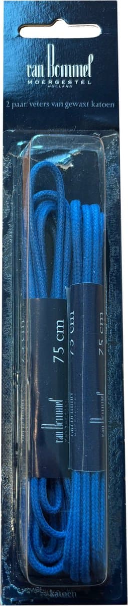 Originele Van Bommel veters (kobalt)Blauw 75cm - Rond - 2 paar (EAN: 6090556088076): ✨ Wat maakt deze veters zo speciaal