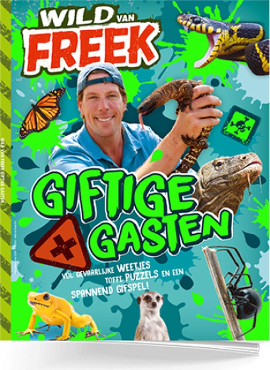Freek Vonk - Wild van Freek - Giftige Gasten - Vakantieboek voor kinderen (EAN: 8720892101525)