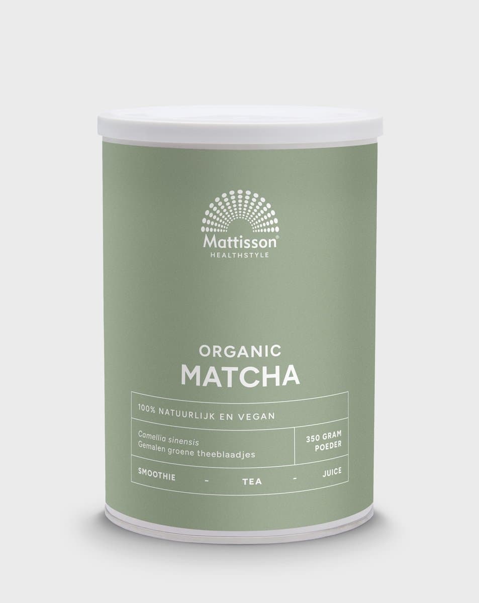 Mattisson - Biologische Matcha Poeder - Gemalen Groene Thee - 350 Gram (EAN: 8720289192747): **Wat maakt dit matcha poeder uniek**