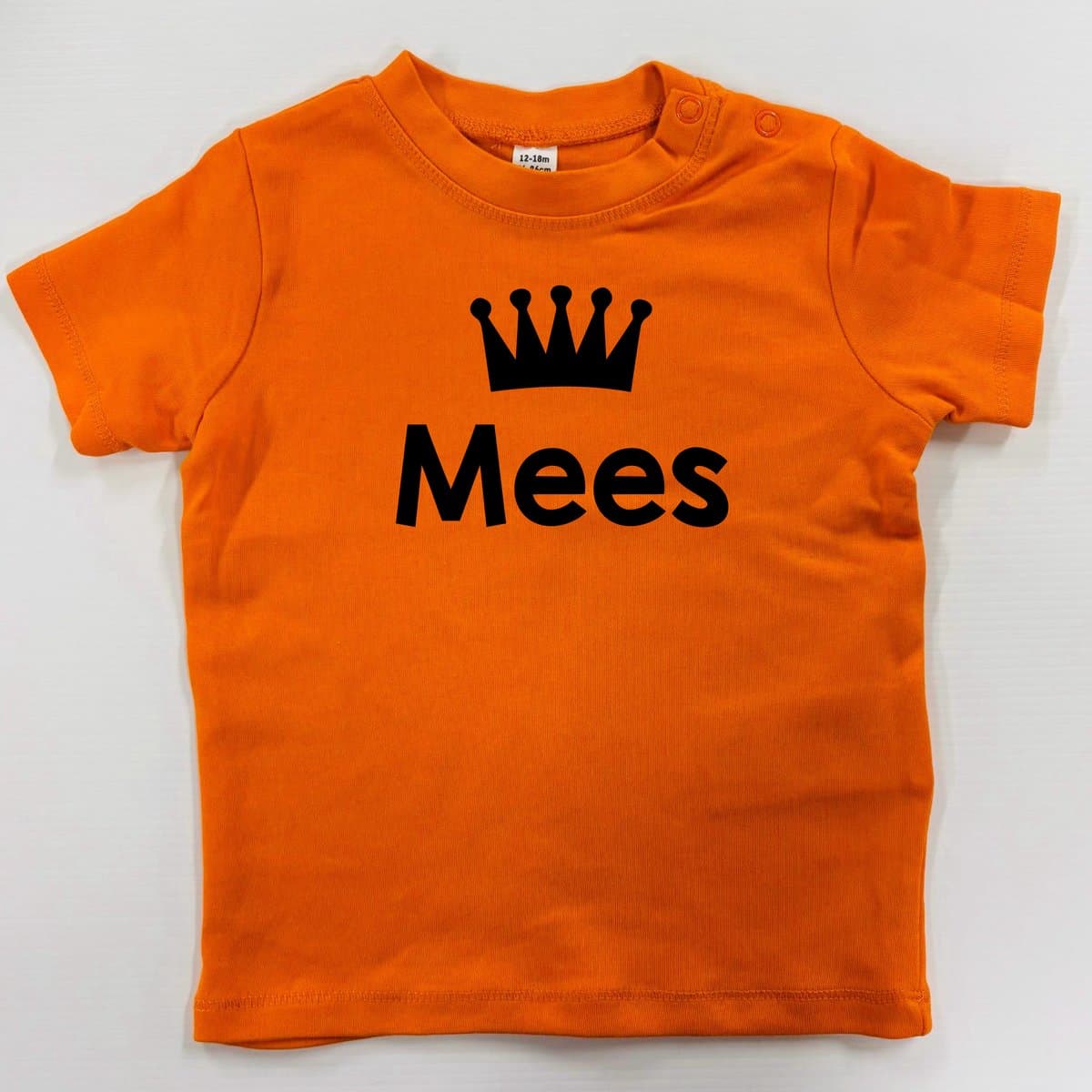 T-shirt - Koningsdag - Oranje - Kids - gepersonaliseerd met naam - T-shirt met naam - Baby - T-shirt kind - T-shirt zoon - T-shirt dochter (EAN: 6152338869898)