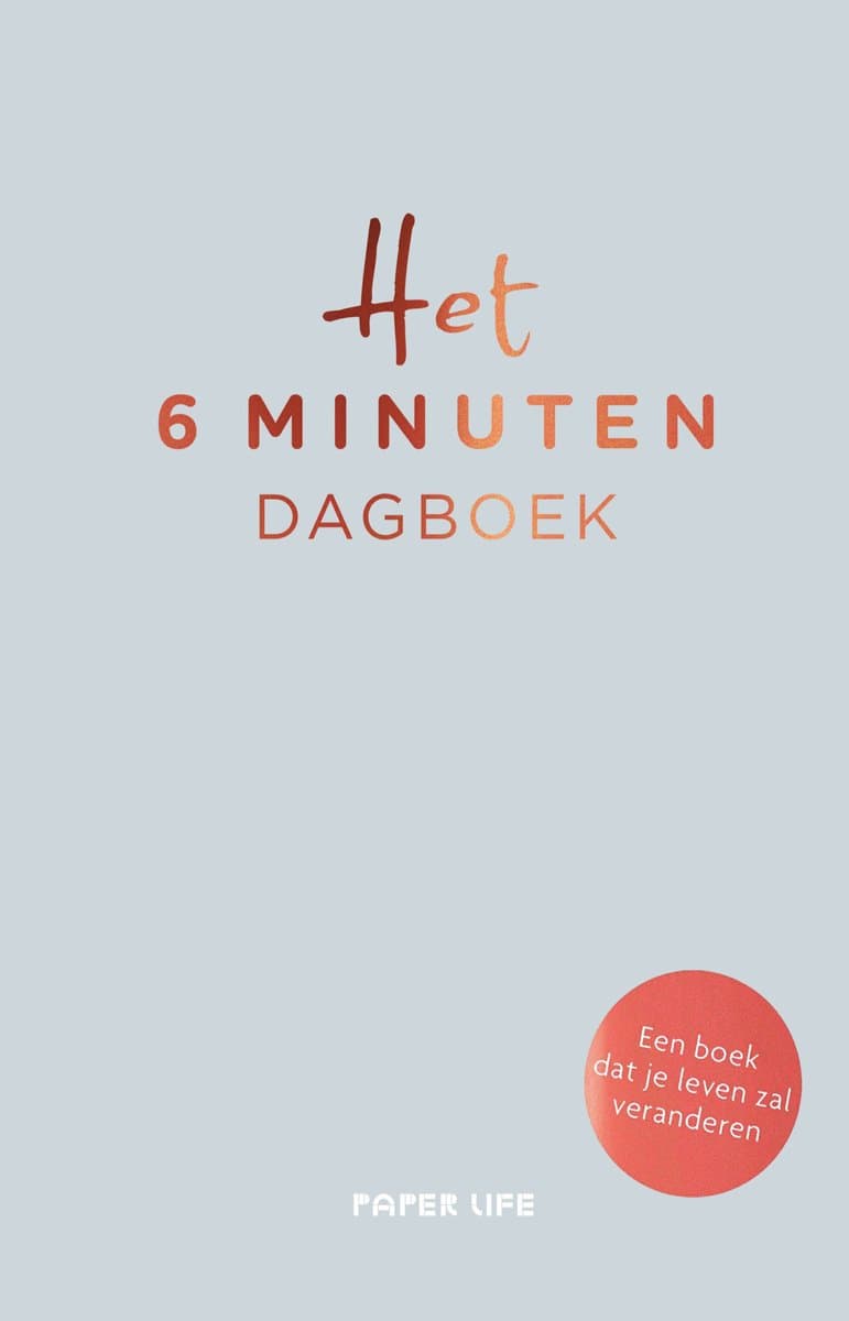 Het 6 minuten dagboek - Blauw (EAN: 9789000368280)