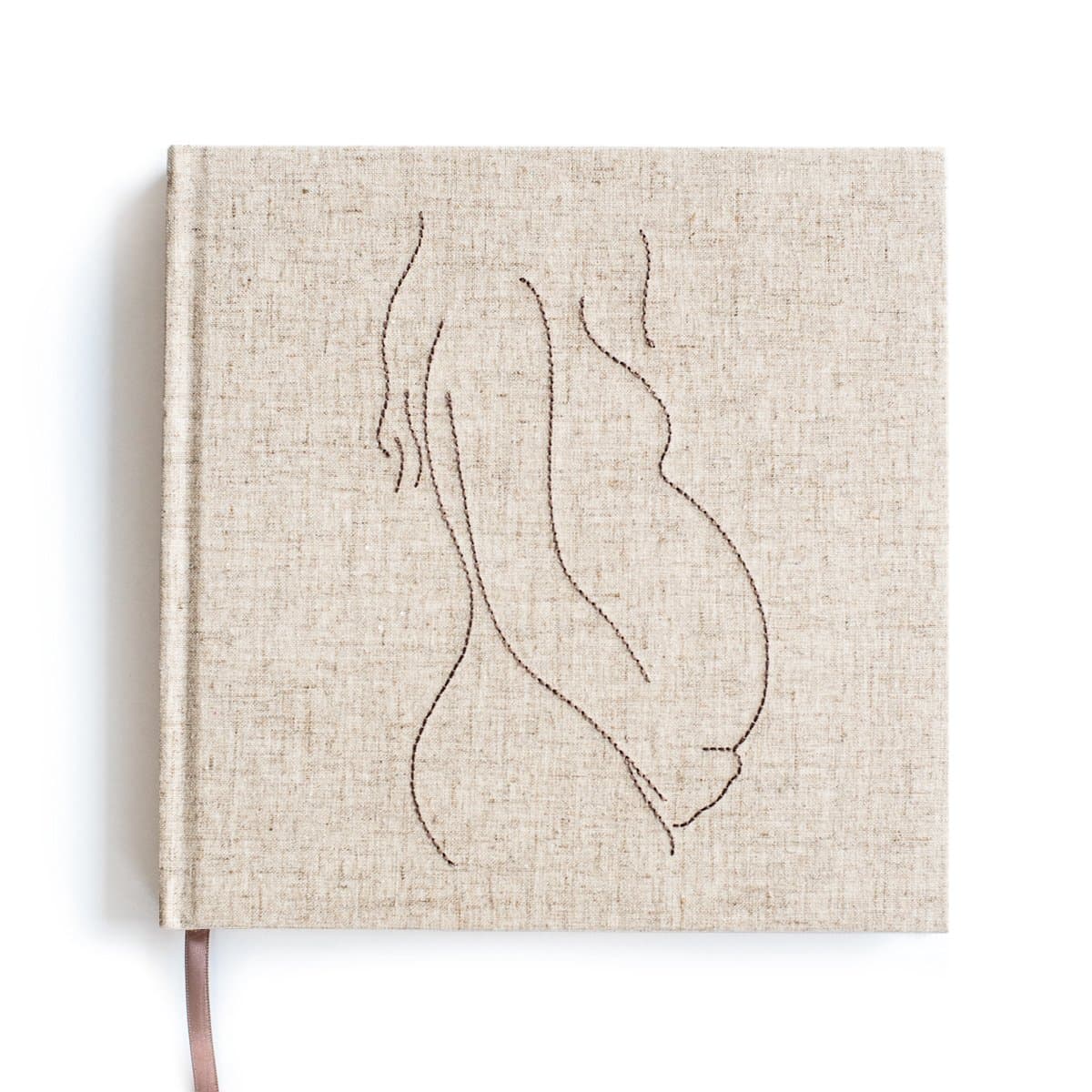 Leukigheidjes - Zwangerschapsdagboek - Negen maanden dagboek - linnen cover - stiksel (EAN: 8720648130373)