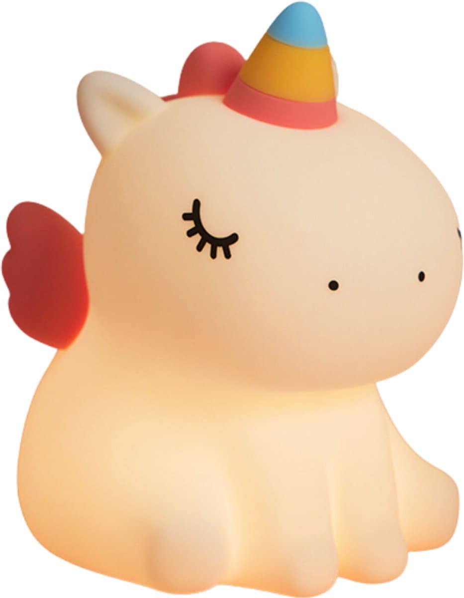 Kinder Nachtlampje Eenhoorn - Nachtlampje Baby - Met aanraaksensor- Veilig voor kinderen - USB Oplaadbaar - Dimbaar - LED - Slaap Maatjes (EAN: 8720726983914)