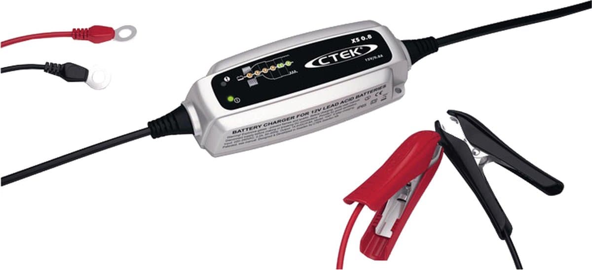 Ctek - C-TEK XS 0.8 Accu- /Druppellader voor motoren (EAN: 7350009567077)