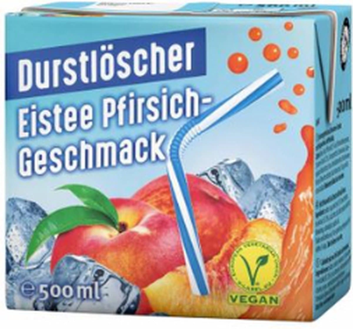Durstloscher Eistee Pfirisch (12x 50cl) (EAN: 4100060006656): Wat is dit precies