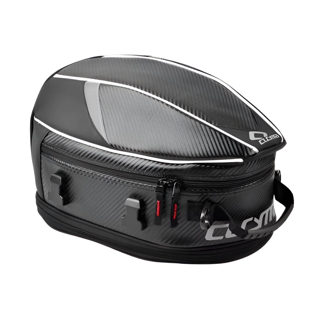 CarryQuest® - Motor Rugzak - Zadeltas Motor - Motorfiets Tas Achterzit Luggage - Motorrugzak - Waterdicht Oxford Katoen - Zwart - 37x21x17 cm - Inclusief Regenhoes (EAN: 8785291788289): Zo voelt het alsof je niets meedraagt (nou ja, bijna)