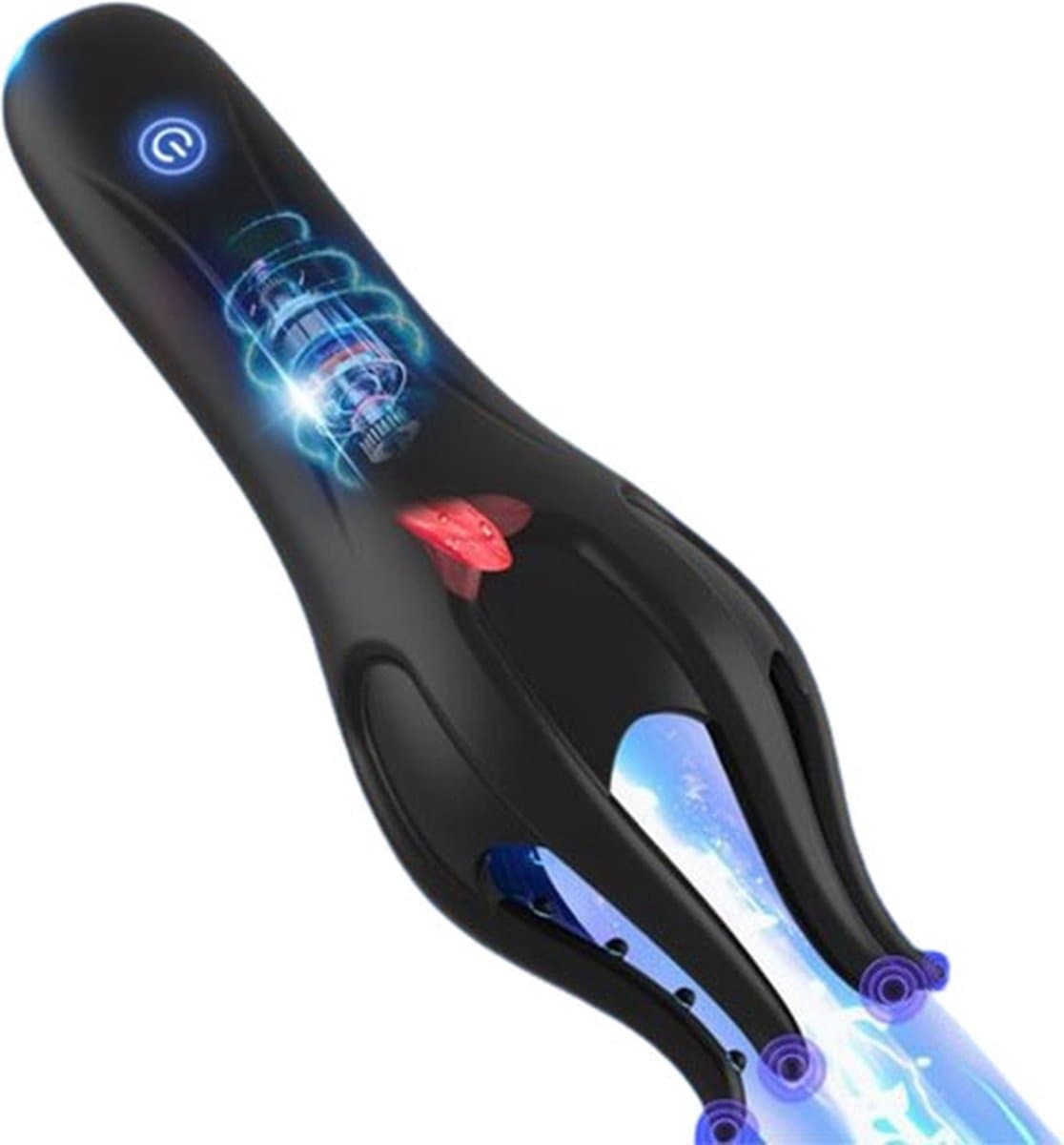 360 Graden eikel masturbator - Vibratie Octopus - Likken en vibreren - 15 verschillende standen - Langere erectie - Penis trainer - Hevigere orgasmes - (EAN: 9507867185969)