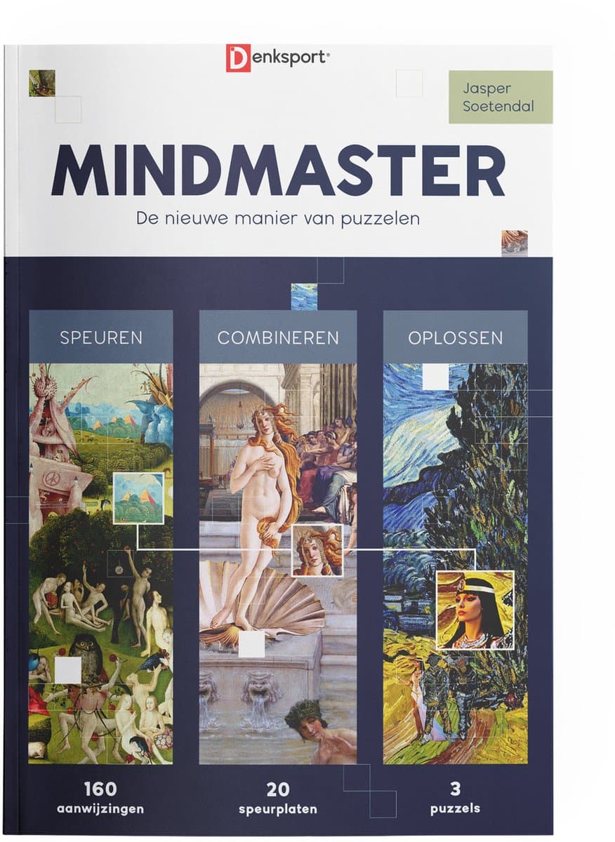 Denksport - Mindmaster Puzzelen - thema kunst (EAN: 9789493361140)