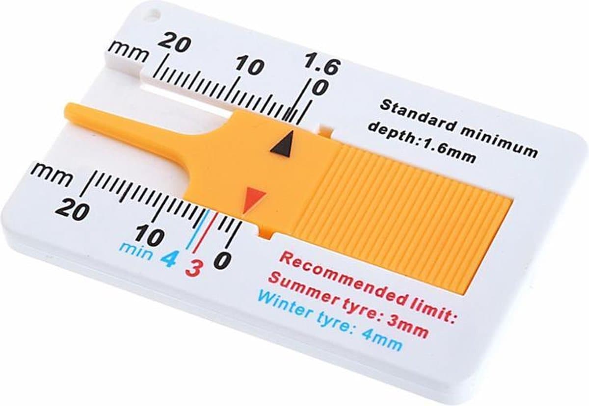 Bandenprofielmeter analoog - nauwkeurig voor auto - profieldieptemeter (EAN: 7081268543457): Een precisie voor de hand = wat het daadwerkelijk doet