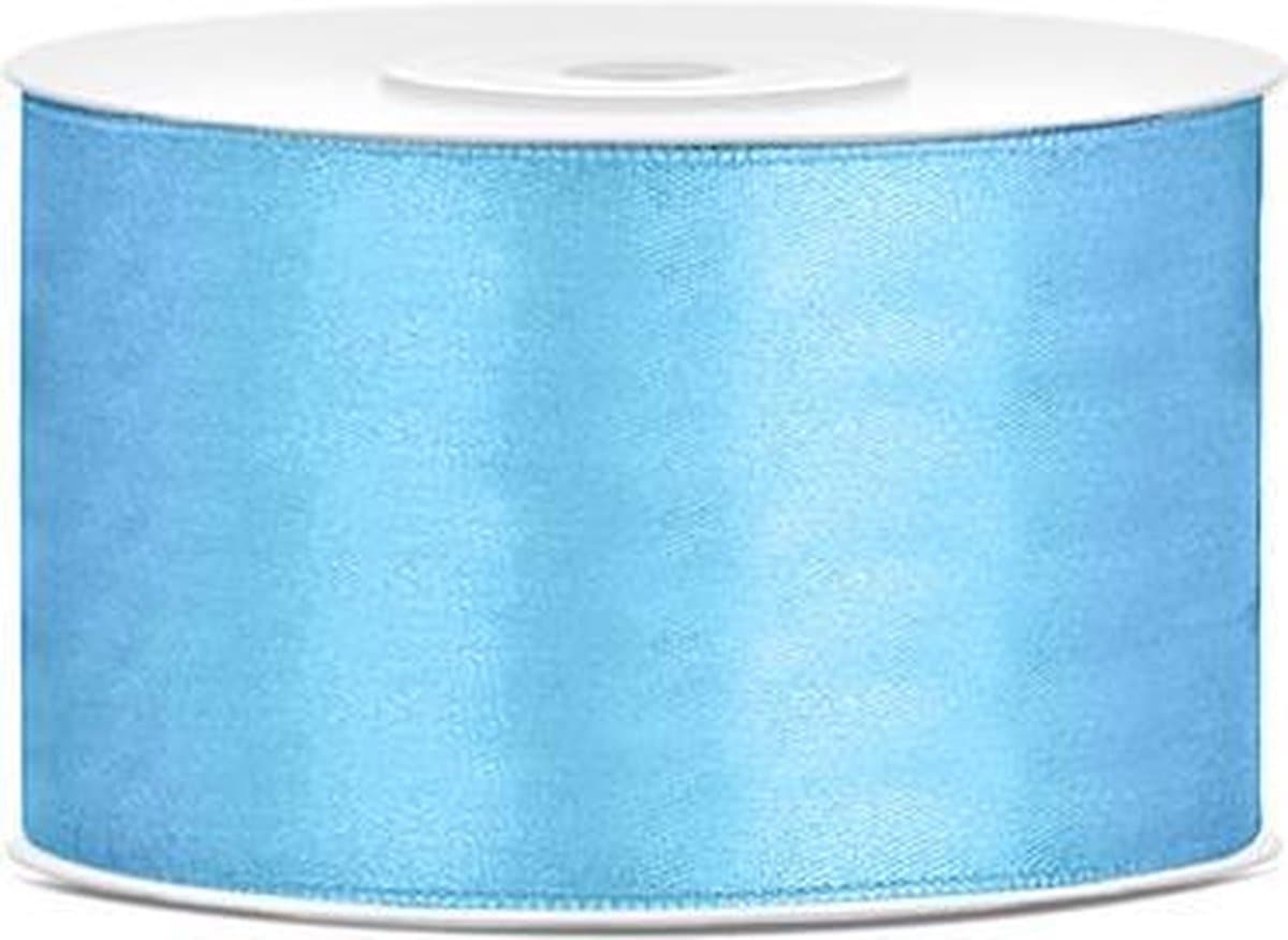Partydeco - Satijn lint baby blauw 38mm/rol 25m (EAN: 5901157495365): Waarom ik er meteen verliefd op werd