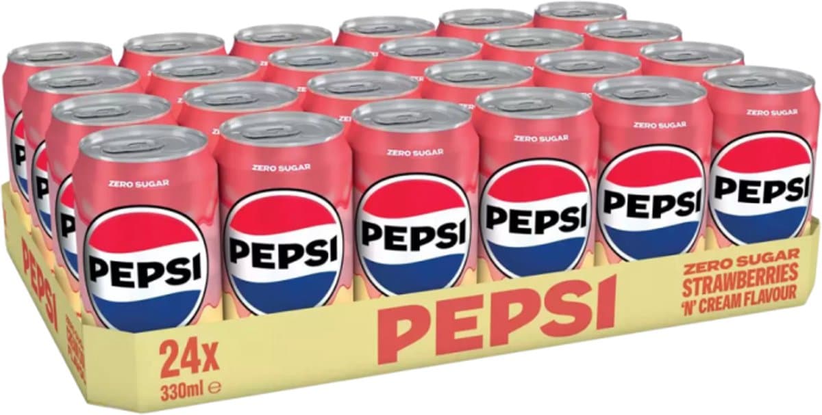Pepsi - Zero Strawberries 'N Cream - 24 x 0,33 Liter blik - Frisdrank (EAN: 8715600253009): Een eerste kennismaking via de community