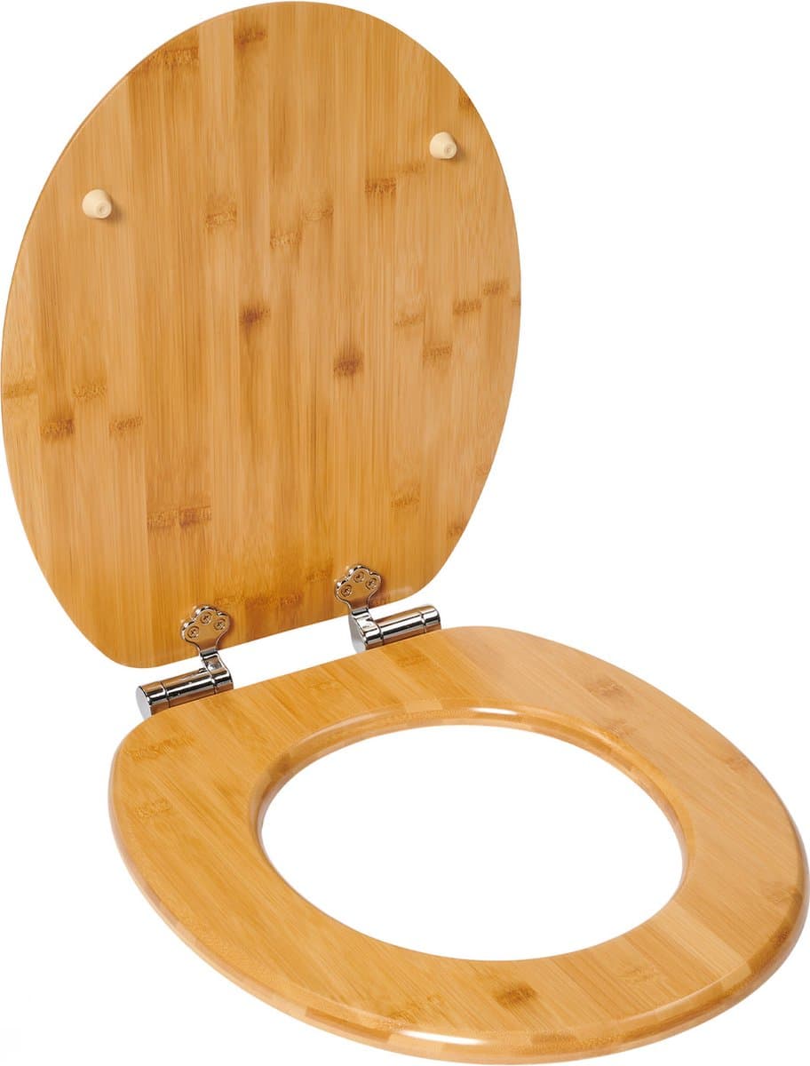 Infinity Goods Bamboe WC Bril Terry - Toiletbril Met Deksel - Soft Close - RVS Scharnieren - Inclusief Bevestigingsmateriaal (EAN: 8720726337342): Waarom bamboe (Bye bye, koude schrik!)