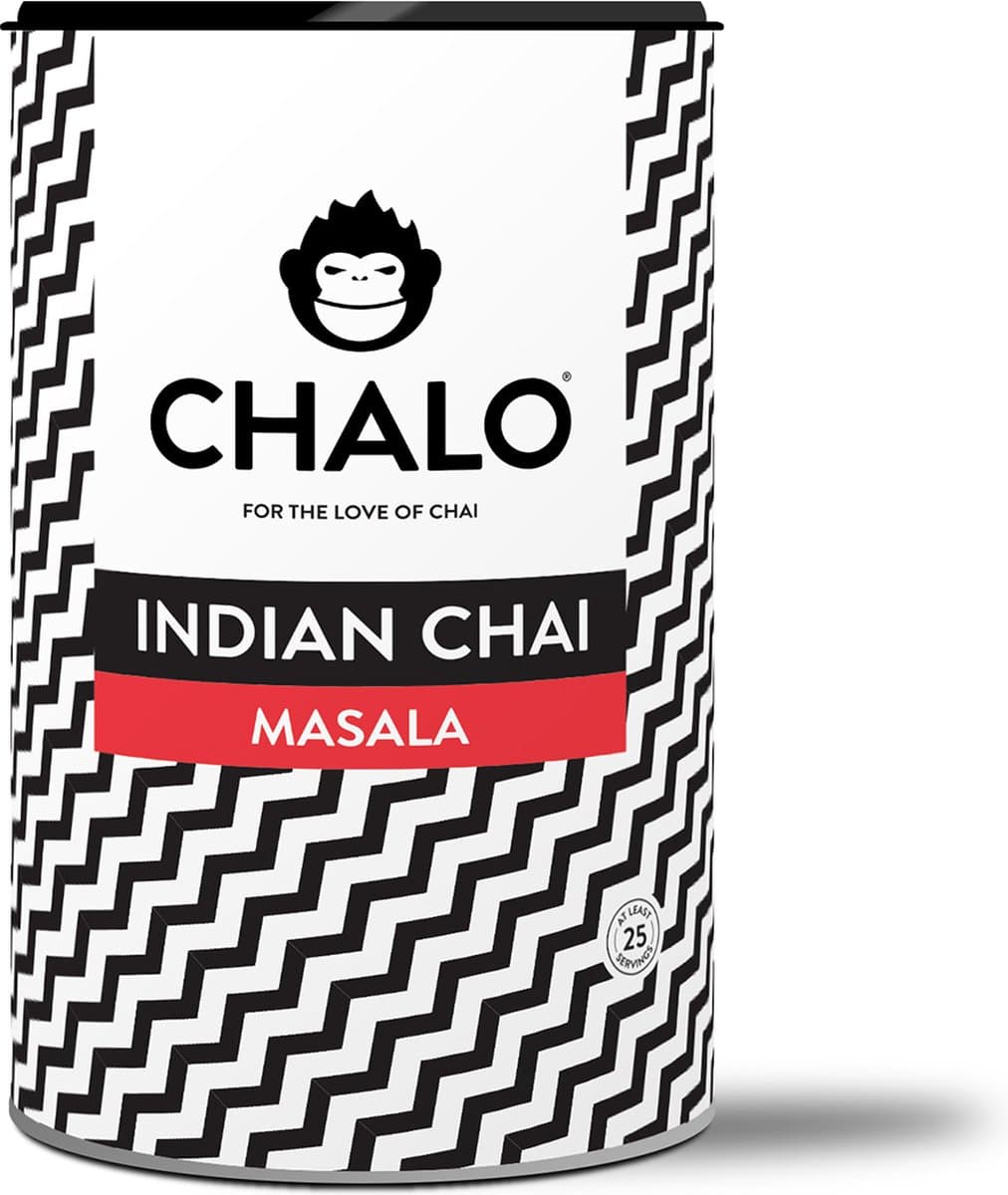 CHALO Masala Chai Latte - Indische Vegan Chai - 25 porties/ 300GR (EAN: 5415331000134)